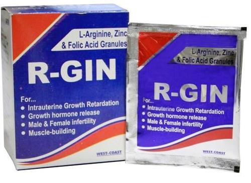 L-arginine ,Zinc& Folic Acid Granules