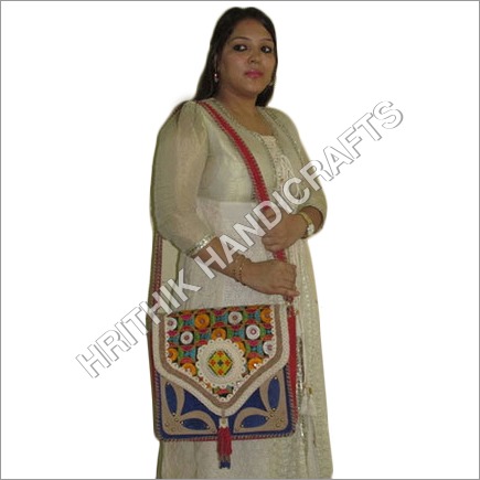 Shoulder Banjara Leather Bag - Leather, Multi Color | Stylish Shoulder Bag for Women