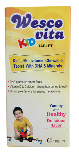 Kid's Multivitamin Tablet With Dha & Minerals