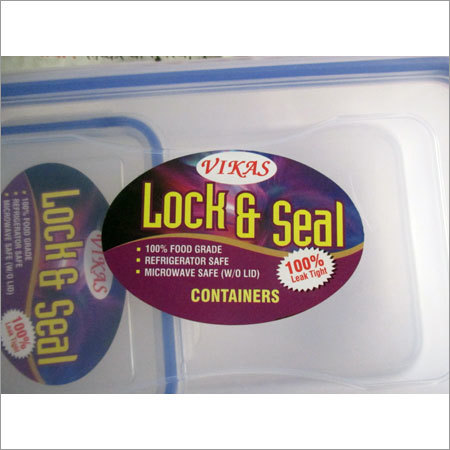 Plastic Tiffin Box - Plastic, Variable Capacity, Clear | Leakproof Seal, Microwave Safe, Stackable Design