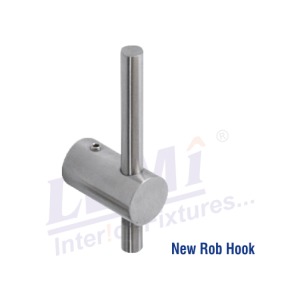 New Rob Hook - Stainless Steel 3x2x1 Inches Silver, Durable Versatile Easy Install Strong Grip Space Saving