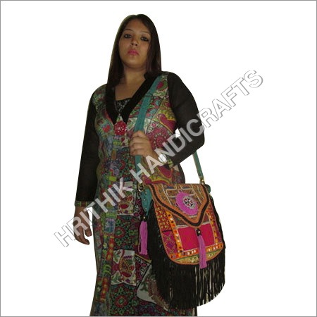 Multi Color Banjara Leather Bag