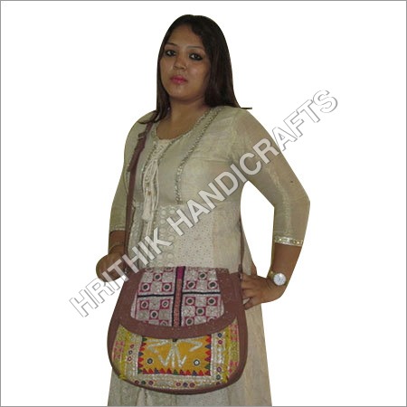 Multi Color Banjara Leather Bag