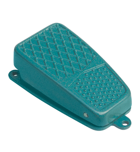 Foot Switch - Plastic Metal Shell, Teal, 6-15A, 250VAC, 0.5-3m Cable | Durable, Versatile, Foot Operated, Momentary Alternate