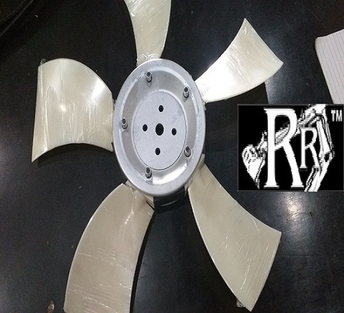 Silver Escort Radiator Fan