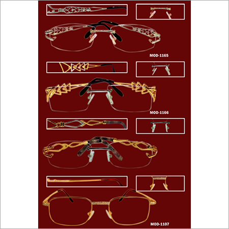 Sterling Silver 18Kt Gold Designer Frames