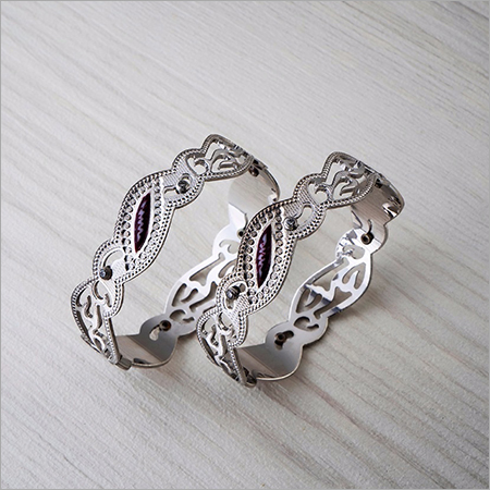 925 Silver CNC Bangle