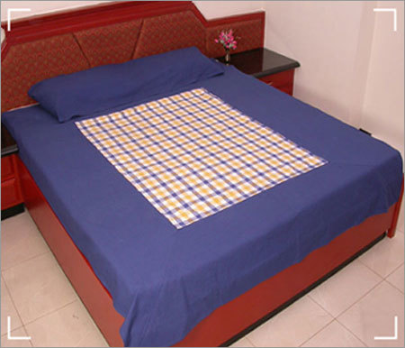 Blue Designer Bed Sheet