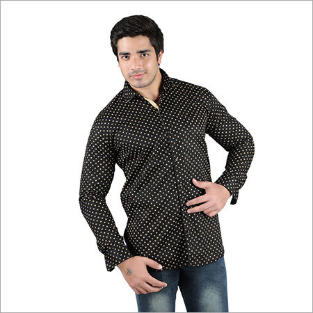Dotted Party Wear Shirt Age Group: Above 16 Year