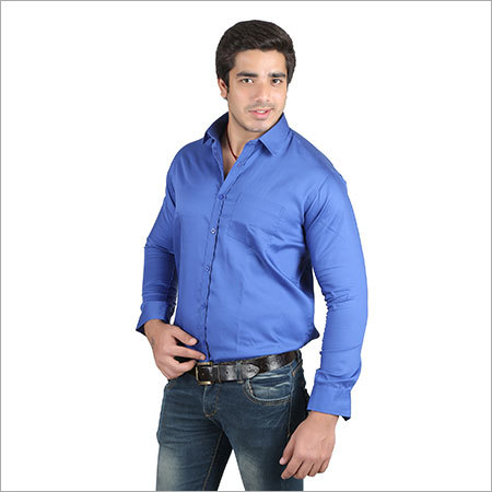 Ultramarine Blue Shirt Front