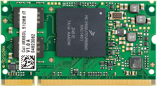 Colibri iMX6 DualLite 512MB Computer on Module - 800 MHz Dual Core, 512MB DDR3, 4GB eMMC, -40 to 85Â°C | Embedded System, Low Power, Industrial Automation