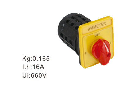 CHANGE OVER SWITCHES - Plastic, Yellow, 2-Position, 16A, 600V | Easy Installation, Durable Design, Reliable Switching, Compact Size, Panel Mount