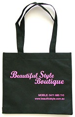 Black Shopping Bags