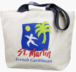 Cotton Shopping Bags - Plain Design, Cotton Fabric Material, Zip Closure, White Color Without Handles