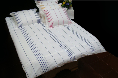 White Cotton Double Bed Sheets