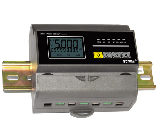 Gq-12 Three Phase Railing Mounting Energy Meter Accuracy: Class 0.5  %