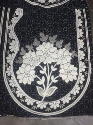 Designer Sofa Cover - Polyester Blend, Variable Size, Black | Sofa Protection, Floral Pattern, Durable Fabric, Easy Cleaning