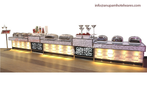 Buffet Counter - Black & White