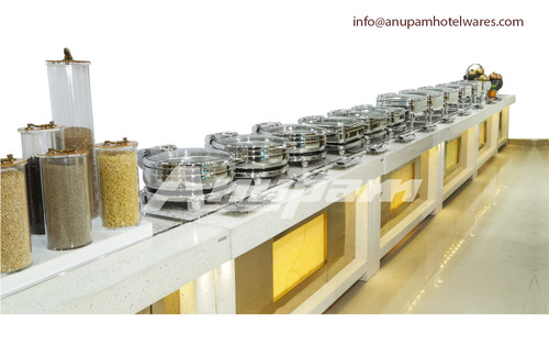 Buffet Counter - Rose Gold, onex & Corian Theme
