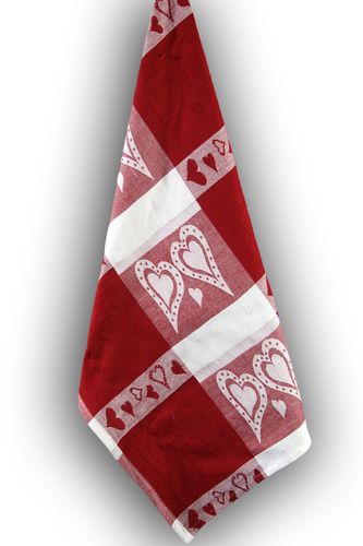 Cotton Tablecloth - Square Shape, Red Check Pattern | Ideal for Banquets, Home, Hotels, Parties, Weddings