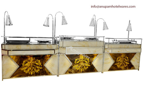 Chaat Counter (CUT CORNER & DIMOND MODEL)