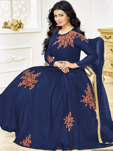 Cotton Designer Embroidered Suit