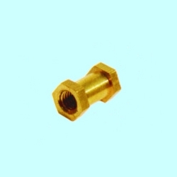 Brass Mixer Coupler Moulding Inserts - Hex Thread, Variable Dimensions | High Durability, Rustproof, Accurate Fastening For Automotive And Textile Applications
