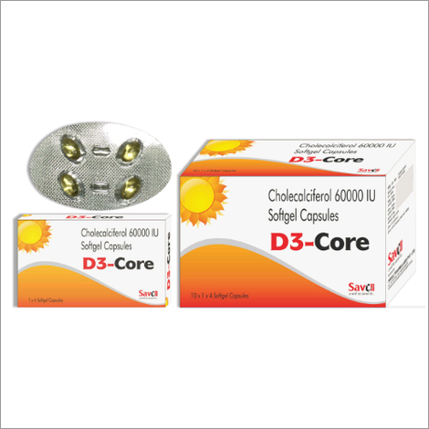 Cholecalciferol 60000 I.U. Soft Gel Capsules