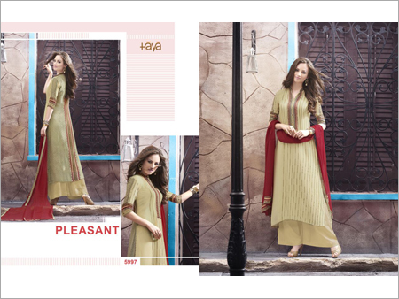 Unstitched Printed Salwar Suits