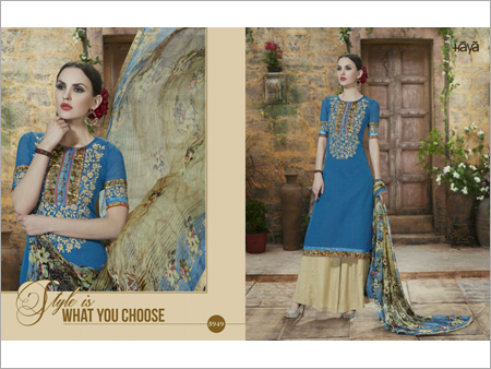 Unstitched Salwar Suit Material