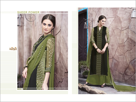 Unstitched Silk Salwar Suits
