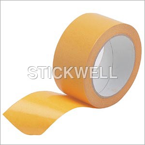 Yellow Double Sided Cloth Tape