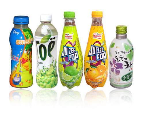 Mulitcolor Pet Shrink Labels