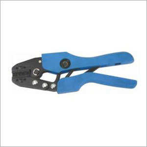Hand Crimping Tool - Steel, Blue | Durable Build, Easy Grip, Precise Crimping, Comfortable Plastic Handle