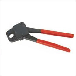 Pipe Tool - Steel Alloy, 10 Inches, Red Rubber Grip , Durable Build, Precise Cuts, Efficient Crimping