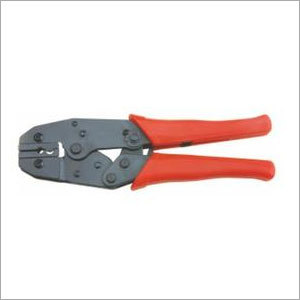 Hand Crimping Tools - Alloy Steel, Red, PVC Handle | Easy Crimping, Durable Build, Comfort Grip, Versatile Use, Secure Hold