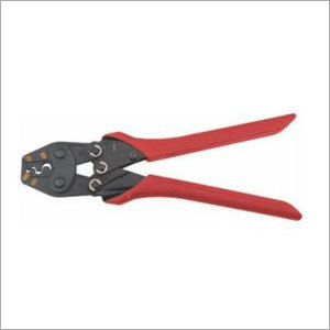 Hand Crimping Tools - Steel, Plastic Handle, Red | Easy Operation, Secure Crimping, Comfortable Grip