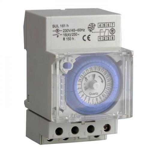Timer - AC220V 16A, 110/230VAC Coil, 24h Full Timing Range, 50mΩ Contact Resistance, 100MΩ Insulation Resistance | Precise Timing, Durable Design, Easy Setup, Long Lifespan
