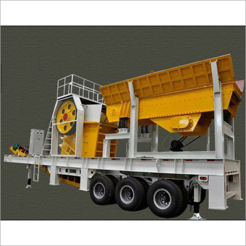 Mobile Stone Crushing Plants - Steel, Variable Dimensions, Powerful Engine | High Strength, High Speed, Robust Built, Mobile Crushing, Efficient Operation