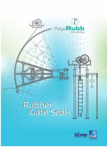 Dam Gate Rubber Seals - Color: White