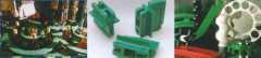 Cesti Color Engineering Plastic - Extruded Square, Round & Rectangle Shapes, White & Green Color | Abrasion Resistant, High Durability, Easy Fit