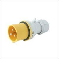 Industrial Plugs - Plastic Metal, 50x50x50mm, Yellow, 16A, 250V | Durable, Reliable Connection, IP44, Easy Installation