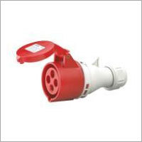 Industrial Plugs & Sockets - Brass, 100x60x50mm, Thermoset Plastic | 32A, 415V, IP44, Weatherproof, Durable Design