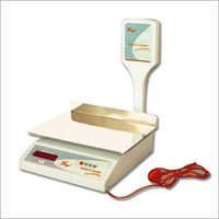 Counter Scale - 10kg Capacity, 120mm Dia Pan, Rs232 Optional | Accurate Weighing, Bright Led Display, Auto Zero Tracking, Easy Operation