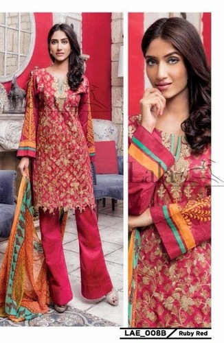 Lala classic-3(b) Pakistani lawn Embriodary suit