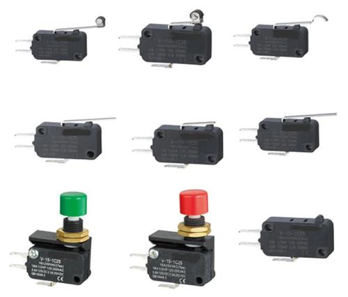Micro Switches - Plastic Metal, Varied Dimensions, Varied Actuation Force | High Durability, Precise Switching, Easy Installation