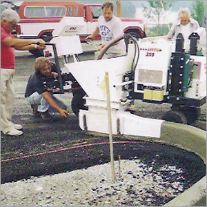 Slipformer Curbing Machine