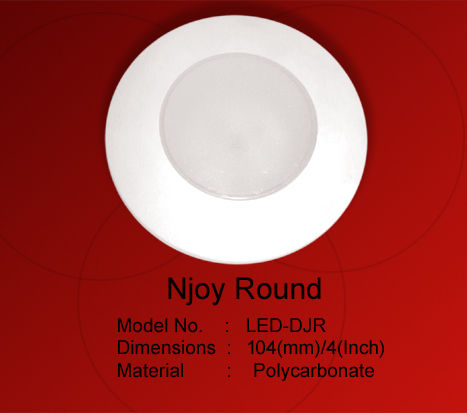 LED Downlight Enclosure Njoy Round