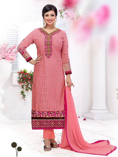 Semi Stitched Salwar Suit