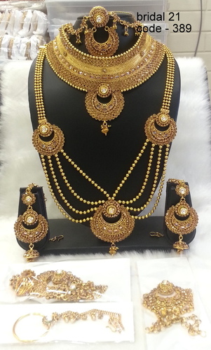 Copper Alloy Bridal Jewellery Set